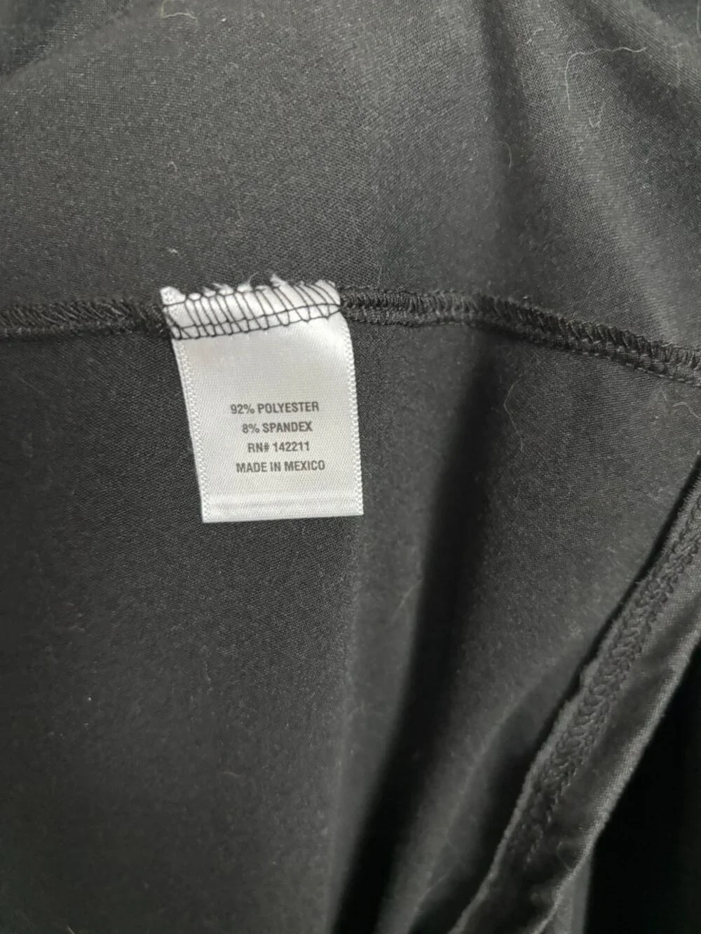 24seven Comfort Apparel Women's Black Open Front Cardigan 3/4 Sleeve Large NWOTs